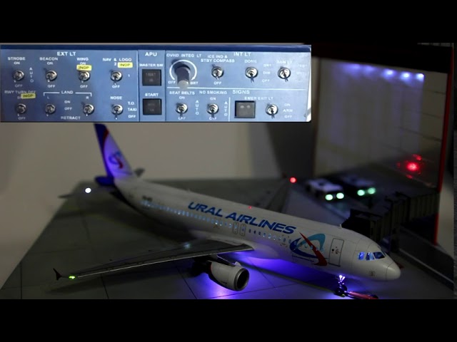 A320 в масштабе 1/144 от фирмы звезда.