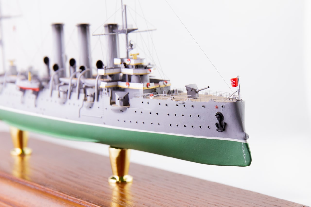 Крейсер "Аврора" 1:400 — Каропка.ру — стендовые модели, военная миниатюра