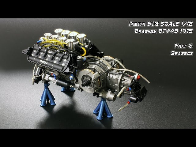 Big Scale Series 1/12th Brabham BT44B 1975  Part 6 Gearbox