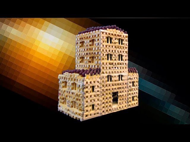 Город из спичек своими руками | Интересные идеи для творчества