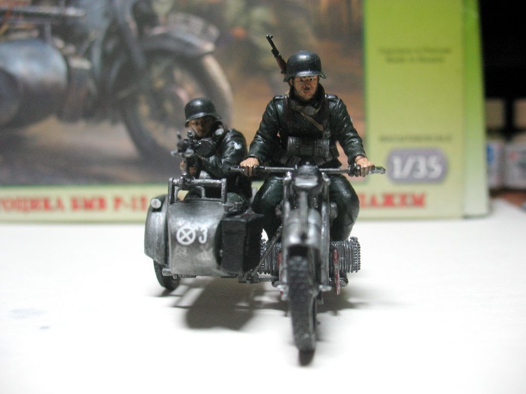 BMW R-12 с коляской