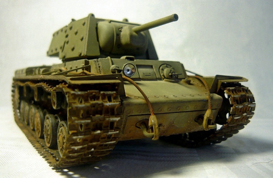 КВ 1 с доп. бронировкой.