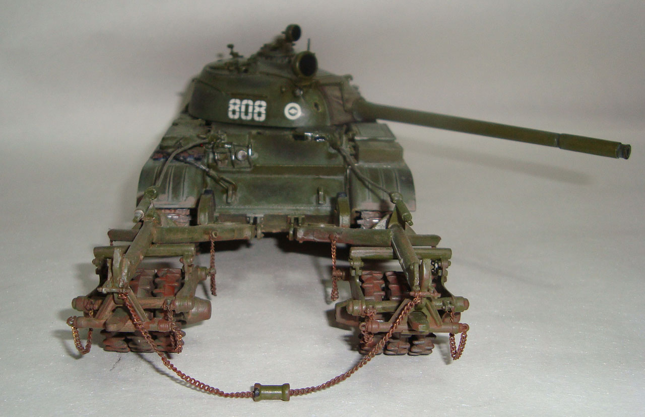 Т-55 с тралом КМТ-5