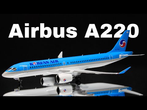 Assembly | Eastern Express 1/144 scale Korean Air Airbus A220-300 | Сборка самолета А220 в 1/144