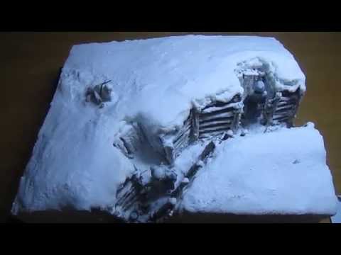 Зимняя диорама 1.2 (Место под Блиндаж) / Winter Diorama 1.2