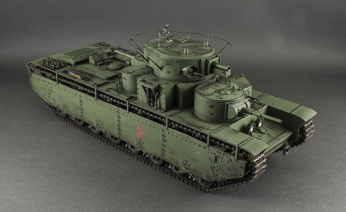 Т-35 — Каропка.ру — стендовые модели, военная миниатюра