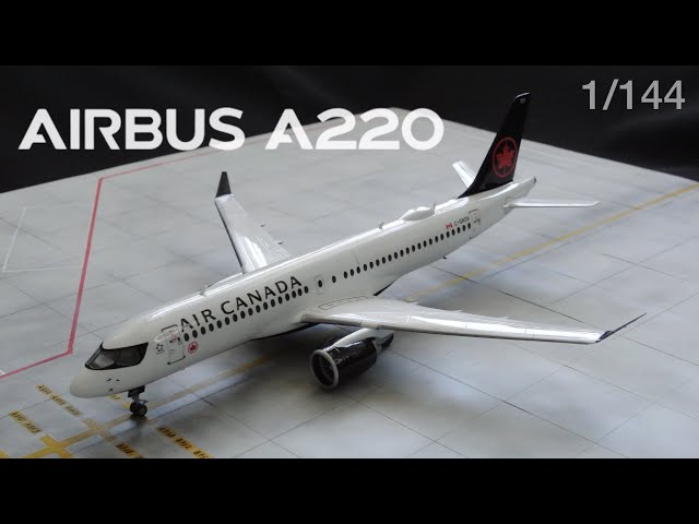 Сборка модели A220-300 Air Canada, 1/144, Восточный Экспресс (English subs)