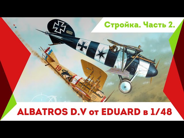 Строим Альбатрос Д V от Эдуарда в 48 масштабе. Часть 2.