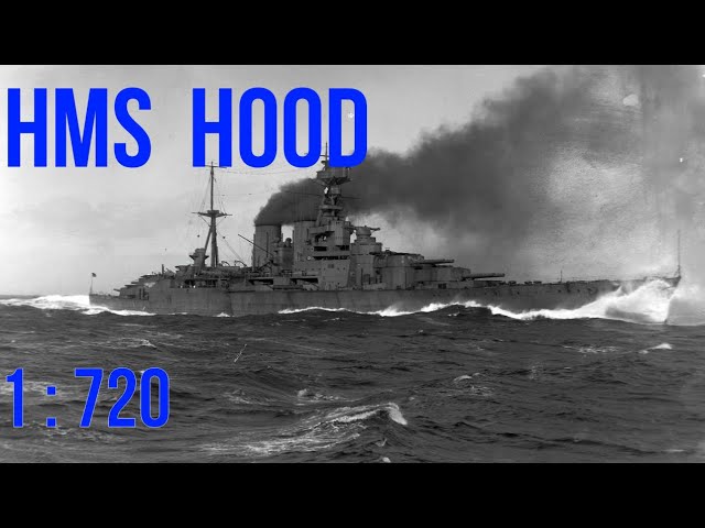 Судомодели. HMS HOOD. Линейный крейсер "Худ" (Ретро).