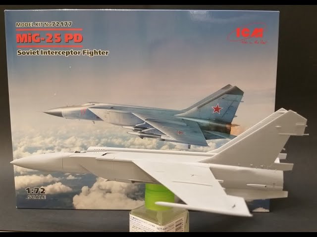 72177 МиГ 25ПД от ICM в масштабе 1:72
