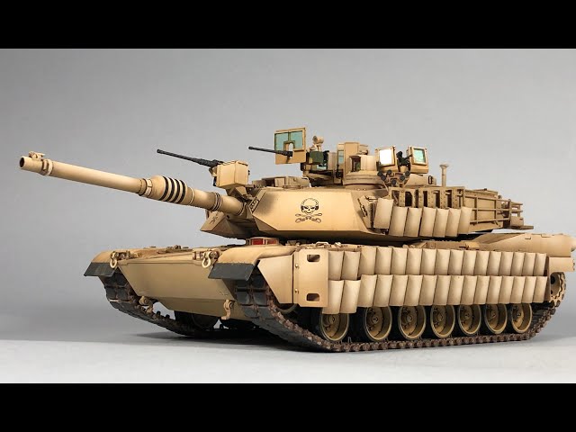 M1A2 Abrams SEP TUSK II Building and Weathering MENG 1/35