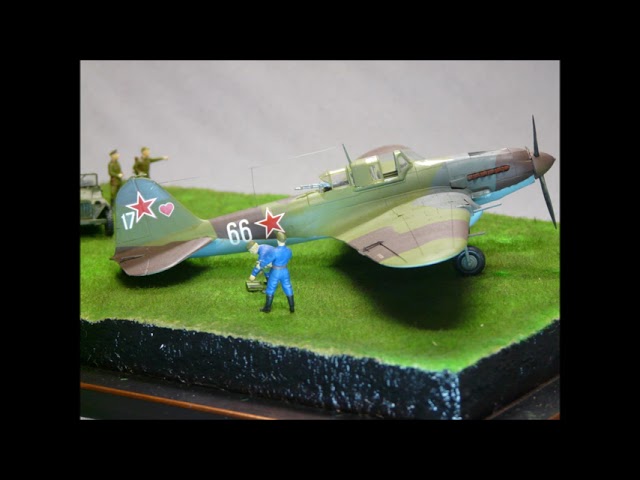 штурмовик Ил-2 ..к вылету готов..    1\72  автор юниор Савельев Артем