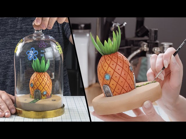 Spongebob FUN Shelter Diorama // Quick Step by Step Building