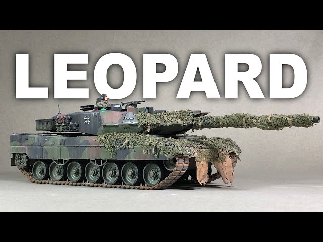 LEOPARD 2 A6, Tamiya 1:35, Building and Painting