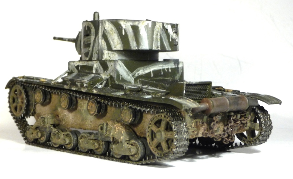 Т-26 ,Невская Дубровка (Ленинградский фронт) 1942 год.