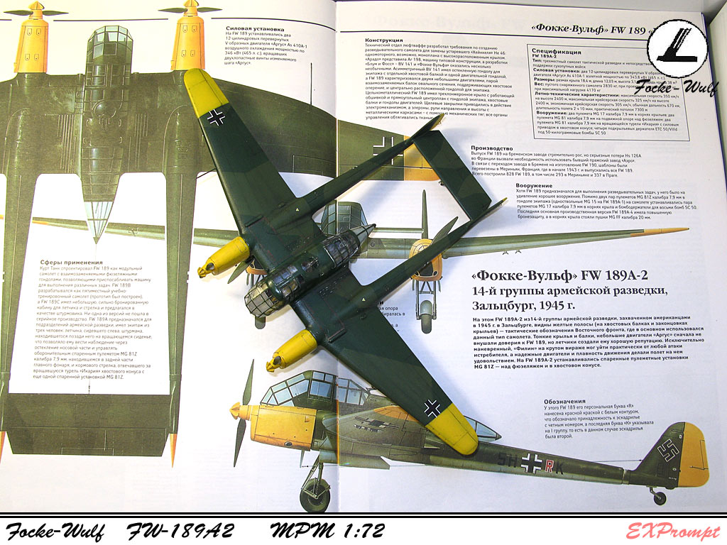 Focke Wulf  FW 189A2 MPM 1/72