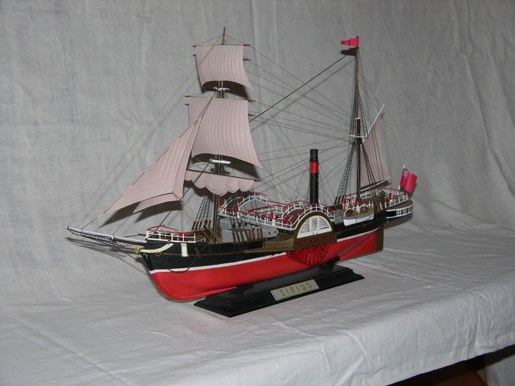 Колесный пароход"СИРИУС"