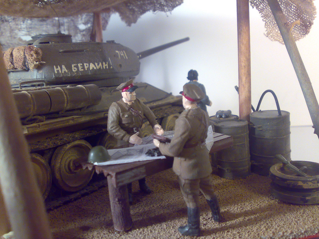 Диорама "Весна 1945 го" масштаб 1 :35