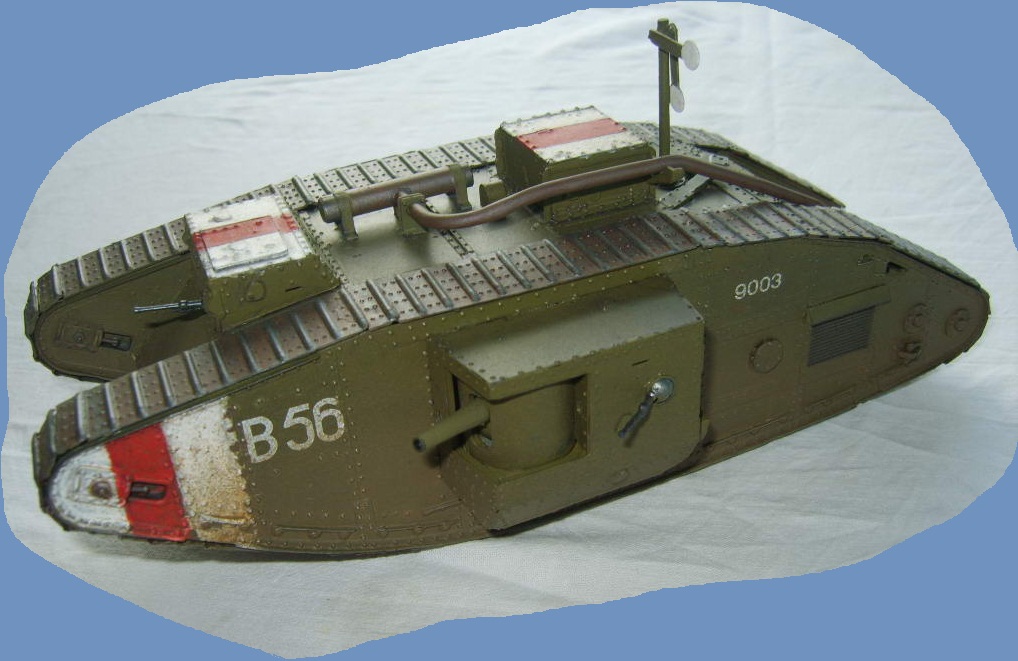 Английский танк I МВ МК-V composite ( Interus 1/35)