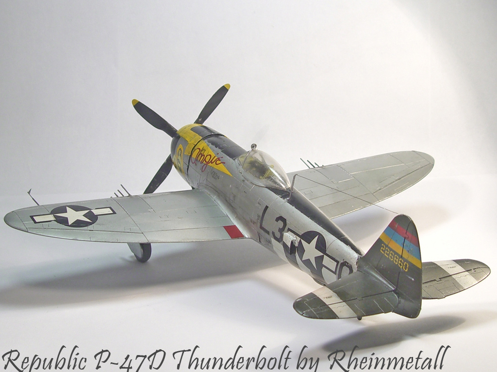Republic P-47D Thunderbolt - Молочная бутылка в небе войны