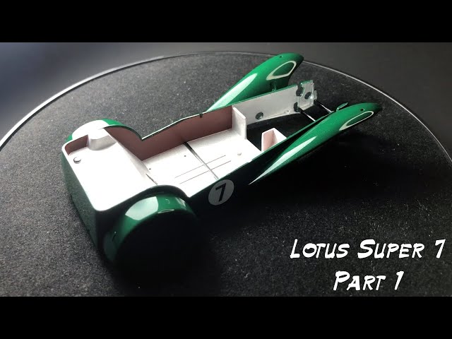 Building 1/24 Lotus Super 7 Part 1 (ロータス-スーパー7)