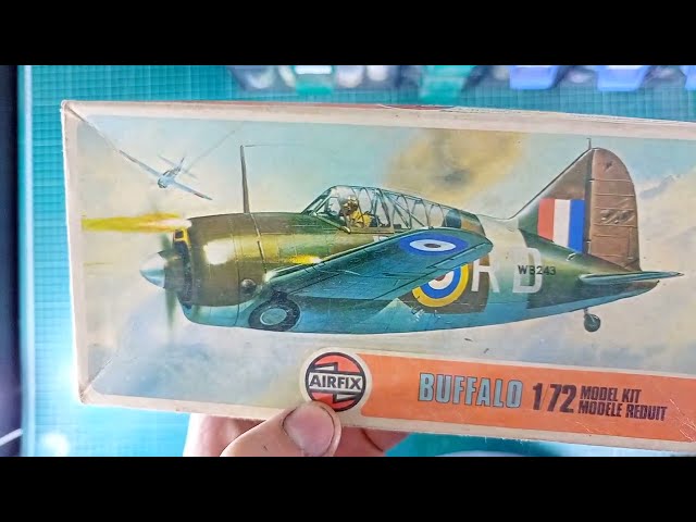 Обзор Brewster F2A Buffalo от Airfix