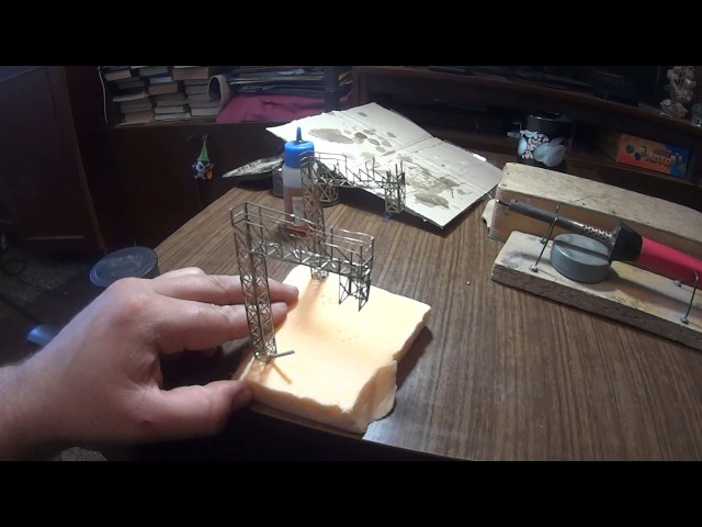 мои первые попытки сделать на макет что-то из металла