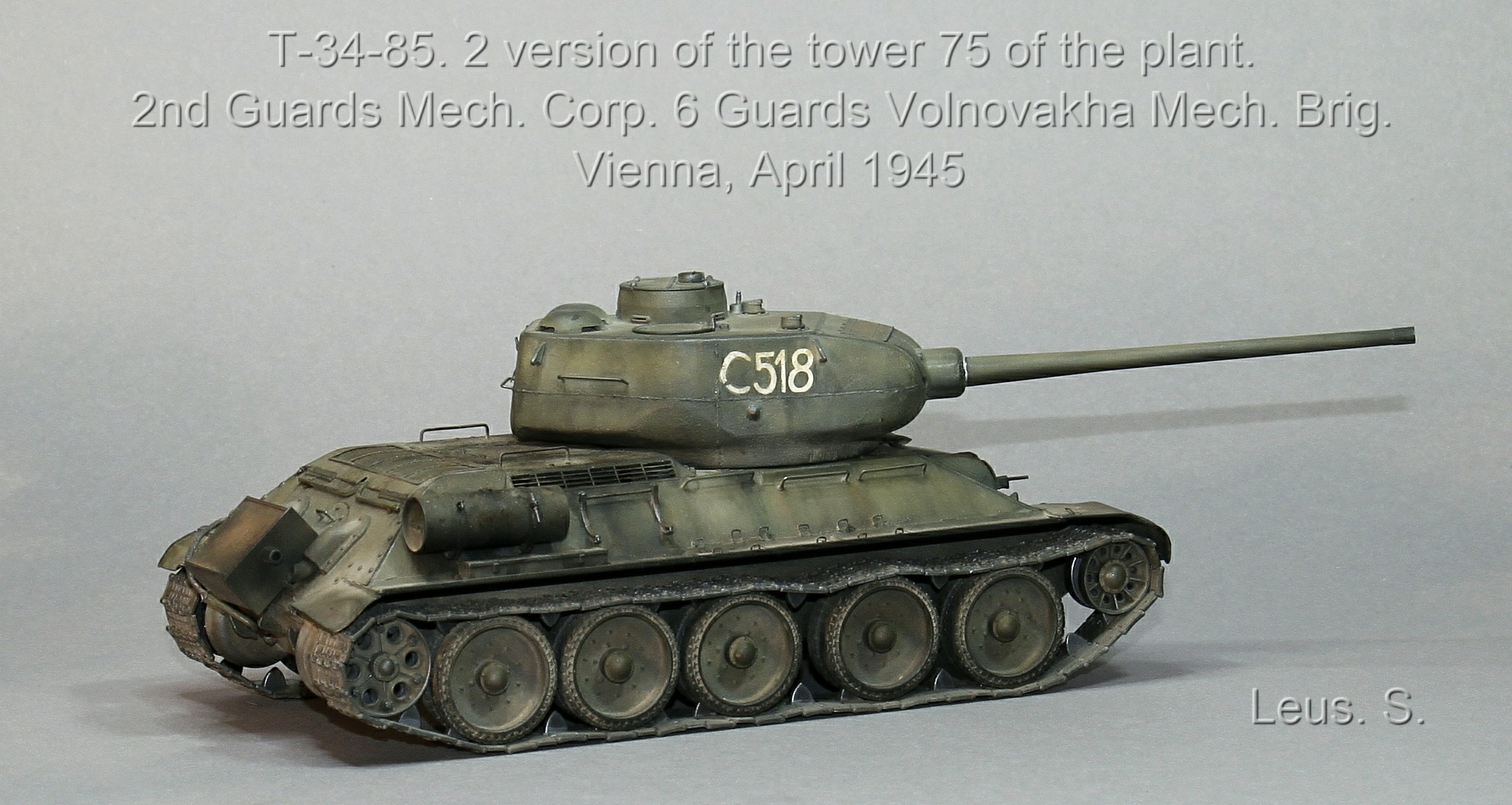 Т-34-85.112 завода. 2 вариант башни 75 завода. — Каропка.ру — стендовые ...