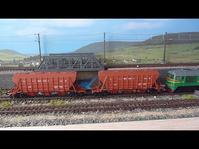 Хопры от Модимио на сцепках СА-3 .