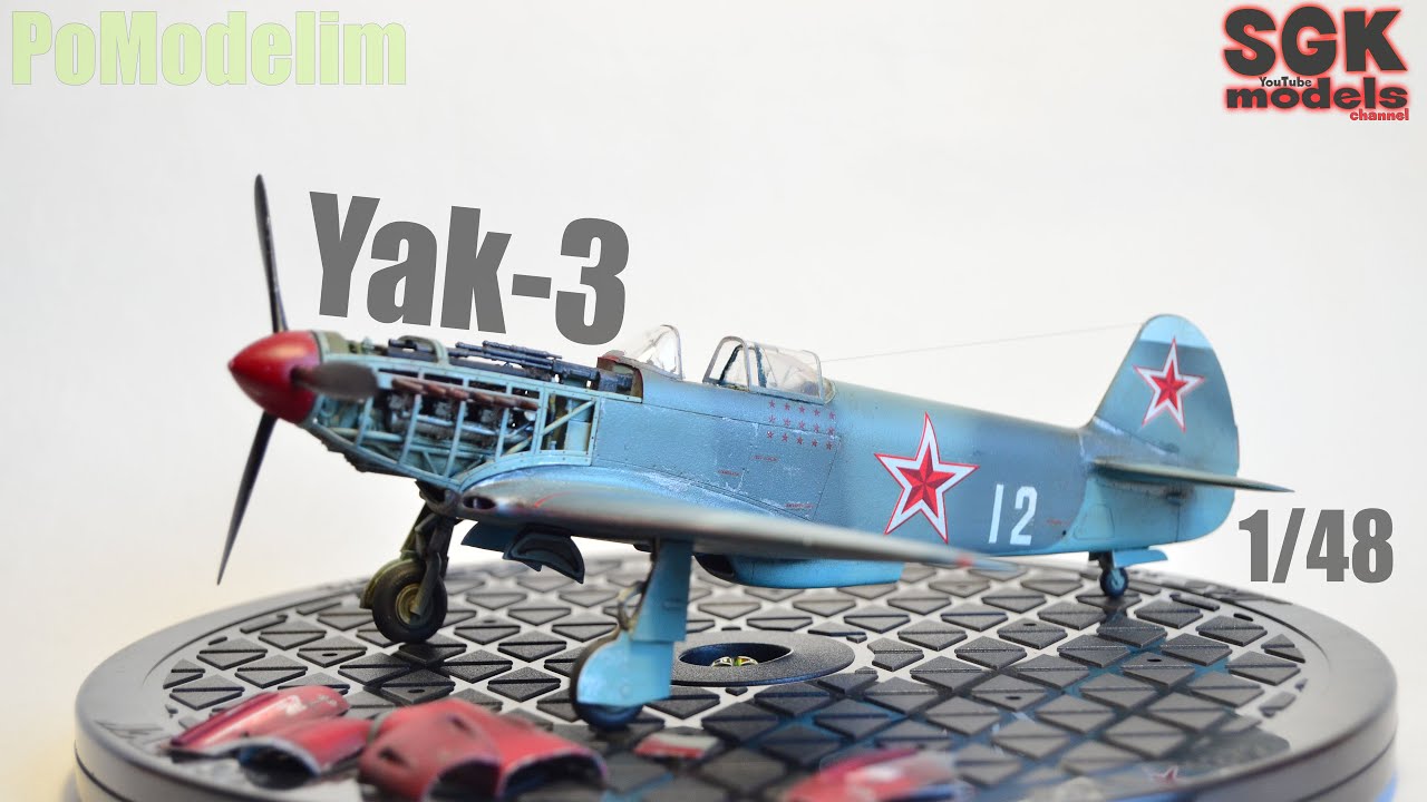 Як-3 ФИНАЛ сборки 1/48 от Звезды - Диорама своими руками - PoModelim