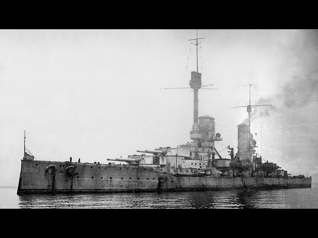 Unpacking the model from the company ICM art.s001 German battleship "Konig" 1\350