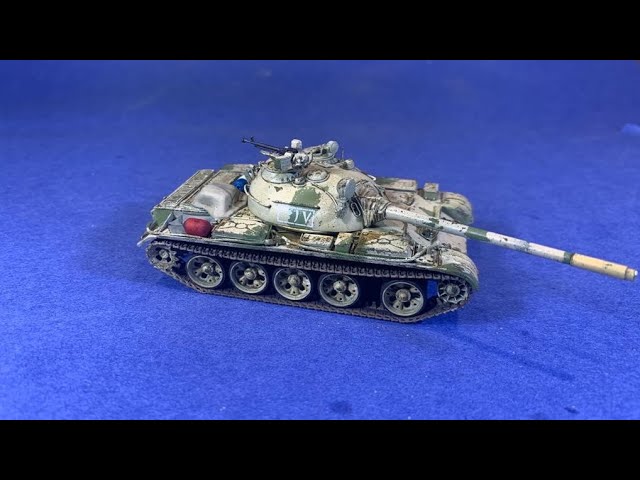 Окраска танка Т-54Б от компании Аммо Миг в масштабе 1/72.