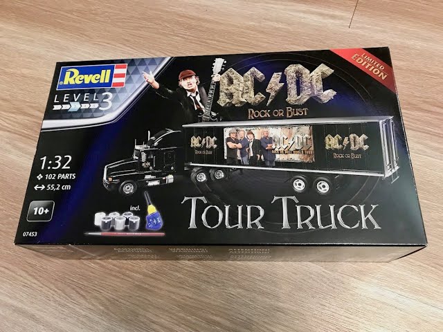 Обзор AC/DC Tour Truck - "новинка" от Revell