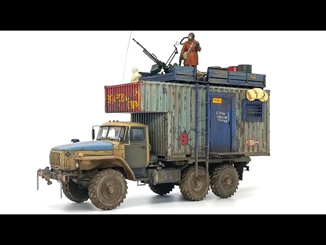 Урал-4320 Постапокалипсис Звезда 1/35, Ural-4320 Postapocalypse, Zvezda 1/35