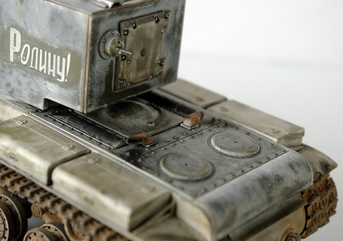 Единственный оставшийся на свободе КВ-2, весна 1942 года.