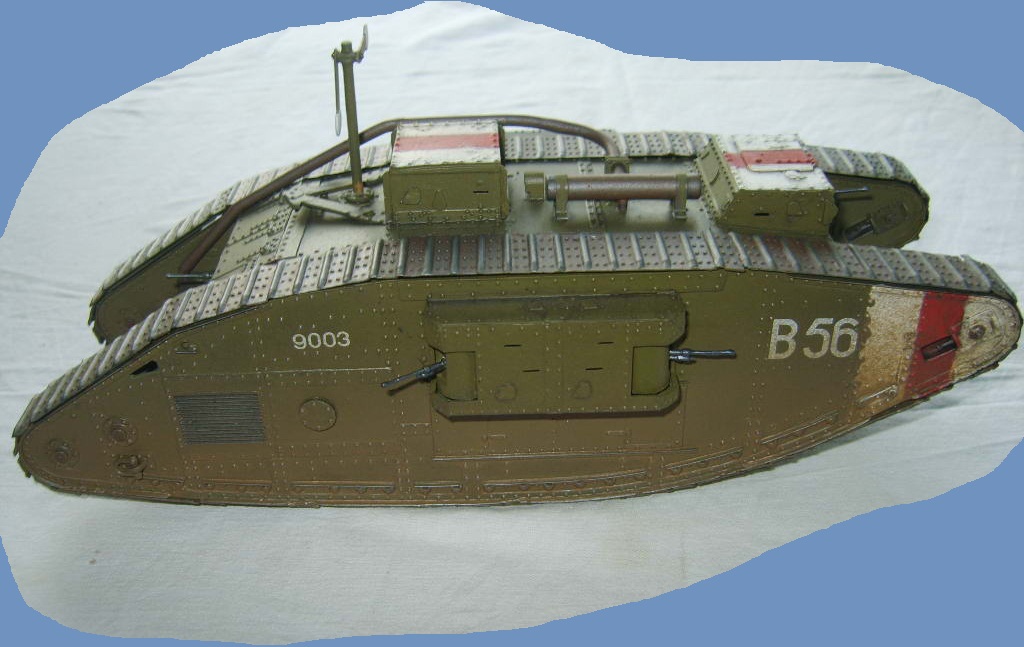 Английский танк I МВ МК-V composite ( Interus 1/35)