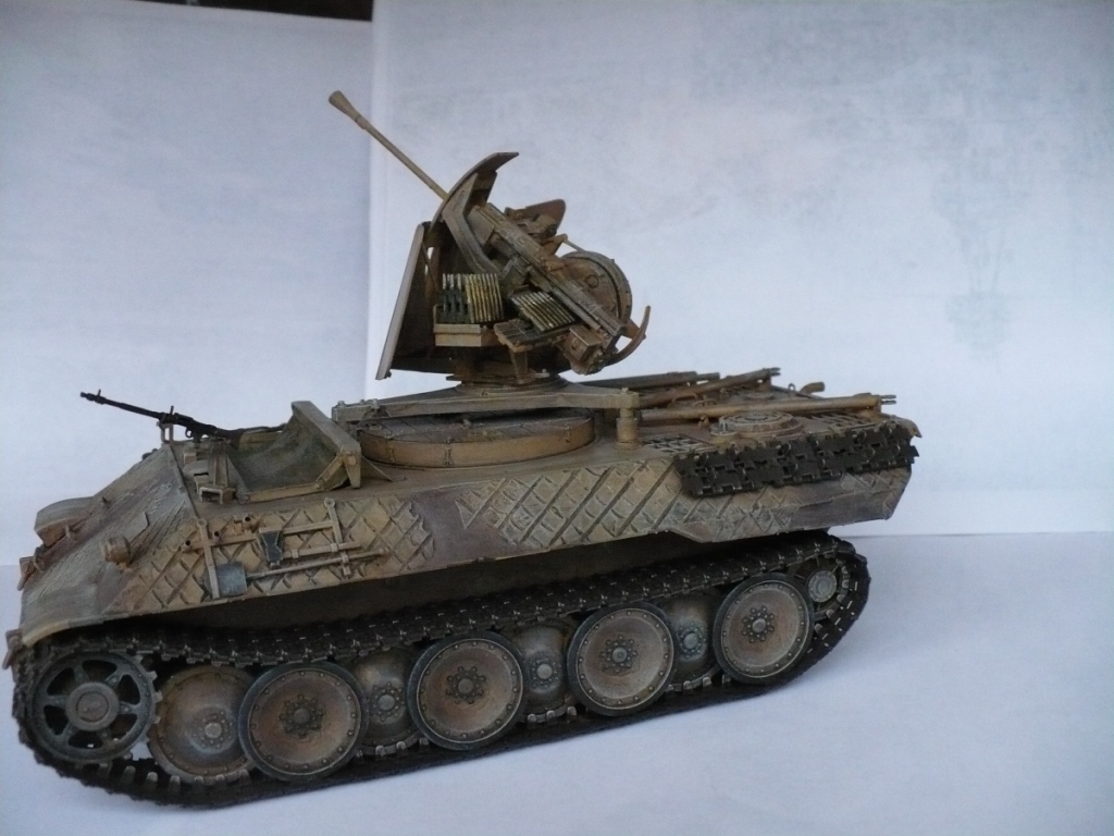 Bergepanther. flak 37