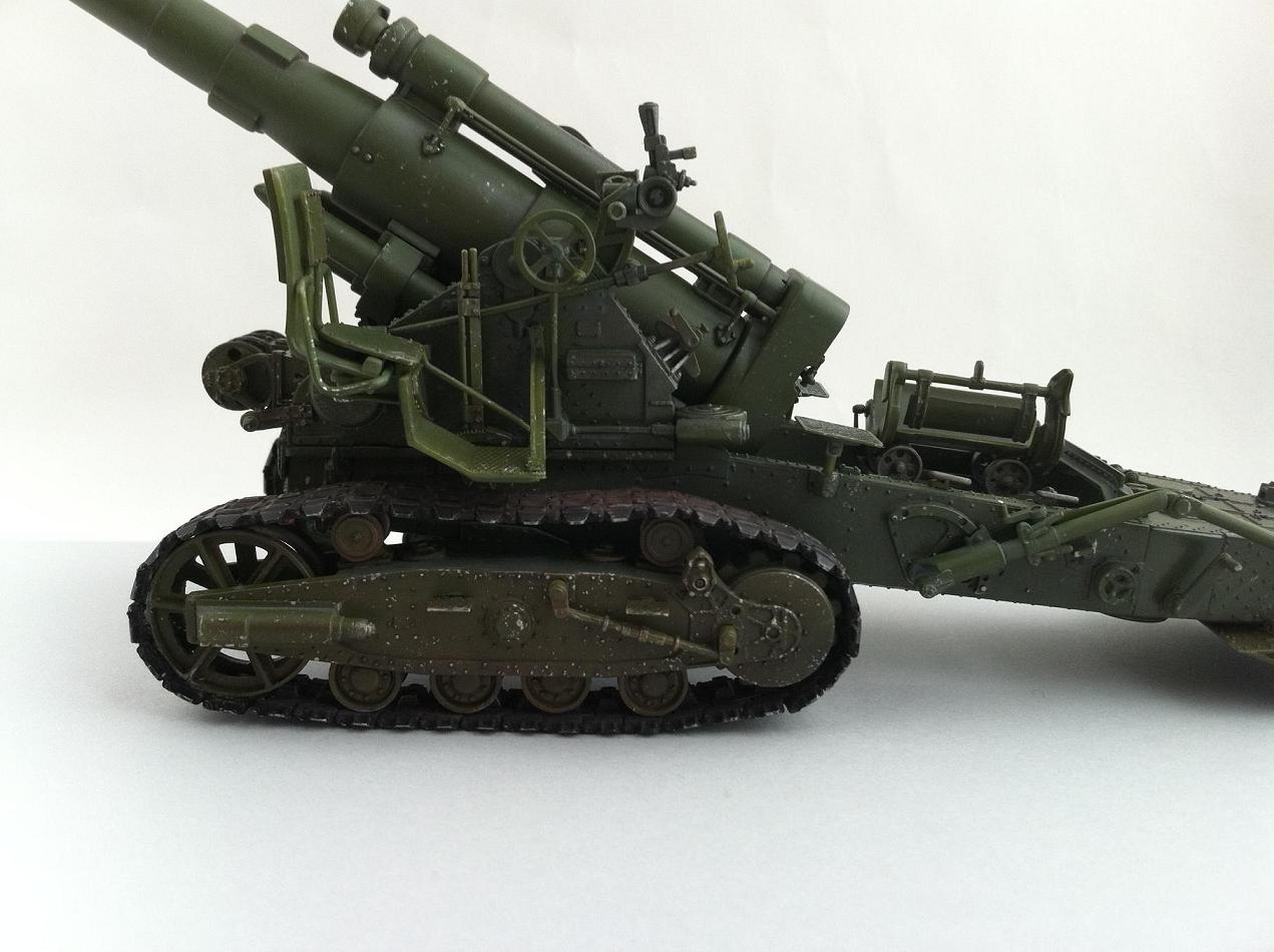 Советская гаубица 203 мм Б-4