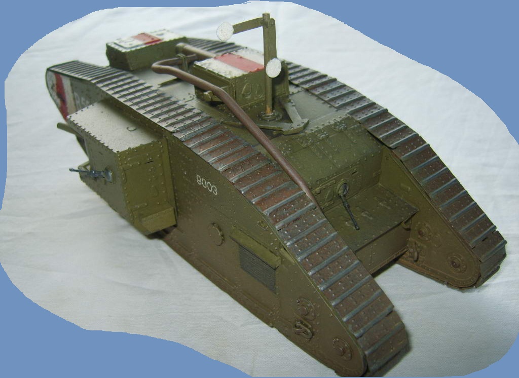 Английский танк I МВ МК-V composite ( Interus 1/35)