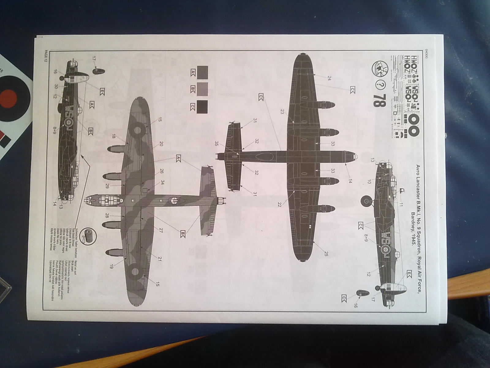 Avro aircraft type 683 "Lancaster" B.Mk.I