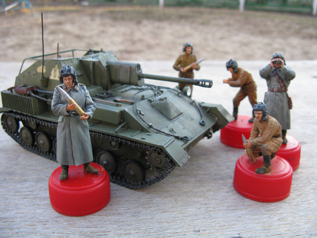 Cу 76м от миниарта масштаб 1/35