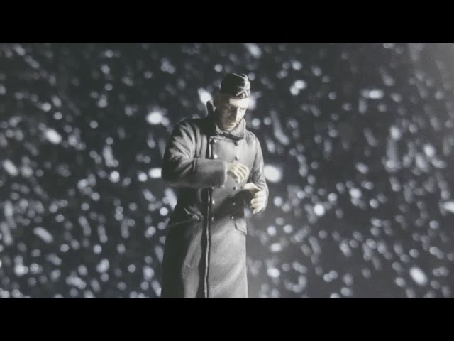 Зимняя диорама 1.4 (Покраска фигурок и начало обустройства блиндажа) / Winter Diorama 1.4