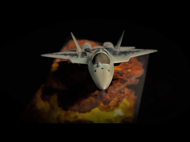 Су-57 "На задании" (ПАК ФА) "Охотник" 1/72 Звезда