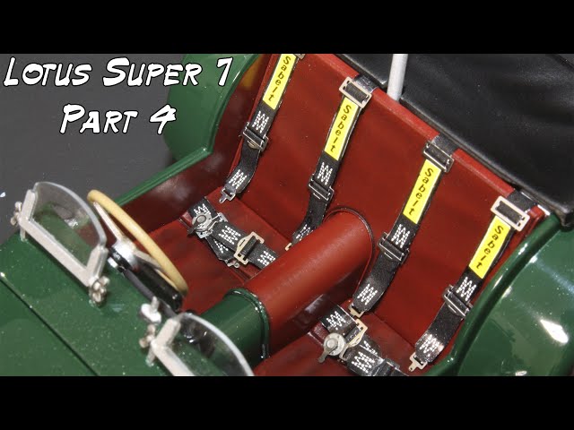 Lotus Super 7 1/24 Part 4 (ロータススーパー7 1/24その4)
