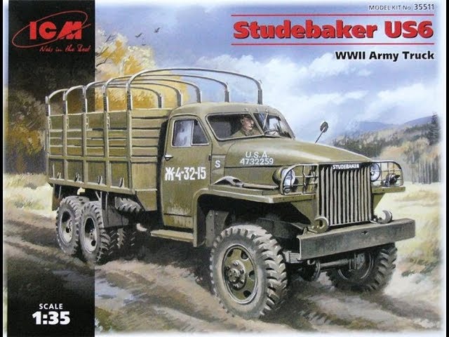 Обзор модели Studebaker US6 от фирмы ICM 1:35.