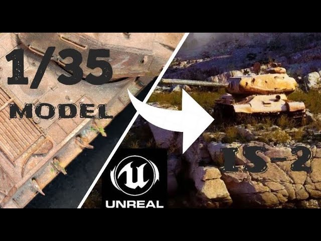ИС-2 unreal engine 5.3 | месяц работы в 6 минутах.