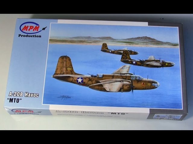 MPM A-20B Havoc MTO 1/72 scale model сборная модель самолета