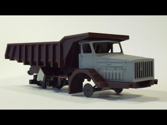 #1 Стройка МАЗ-530 - карьерный самосвал от AVD models, масштаб 1/43 - покраска, анализ рамы