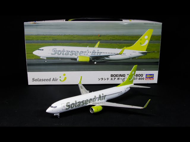 Assembly | Hasegawa 1/200 scale Solaseed Air Boeing 737-800 | Сборка Boeing 737 в 1/200 масштабе.