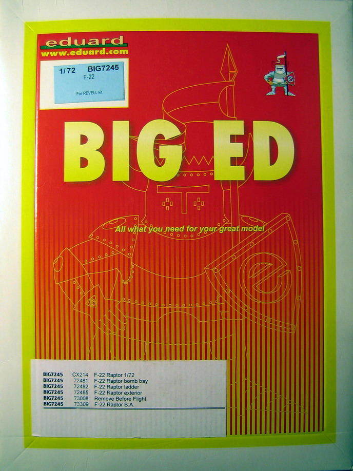 BIG ED 1/72 F-22 Raptor (for REVELL kit)